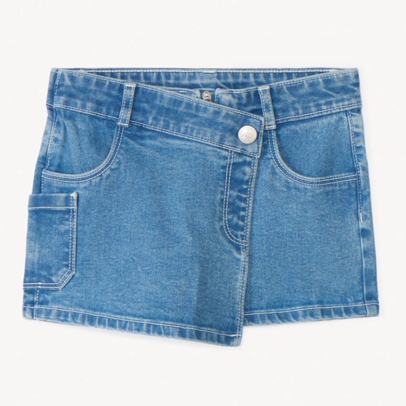 Jupe short en jean fille