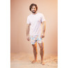 Short de bain imprimé exotique pour homme