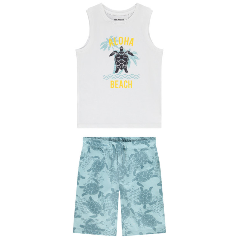 Ensemble 2 pièces en jersey print tortue garçon