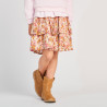 Jupe volantée imprimé floral fille