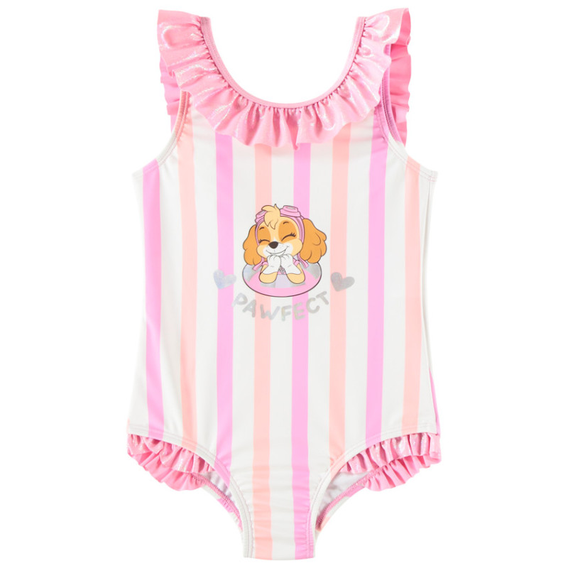 Maillot de bain 1 pièce à volants Stella Pat'Patrouille fill