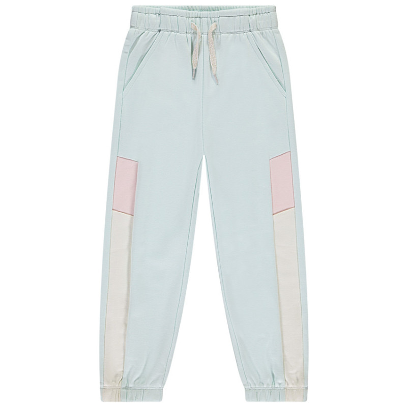 Pantalon de jogging effet colorblock fille