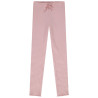 Legging côtelé à nœud fille