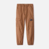 Pantalon style cargo uni avec poches garçon