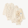 Lot de 3 bodies manches longues Winnie Disney avec ouverture