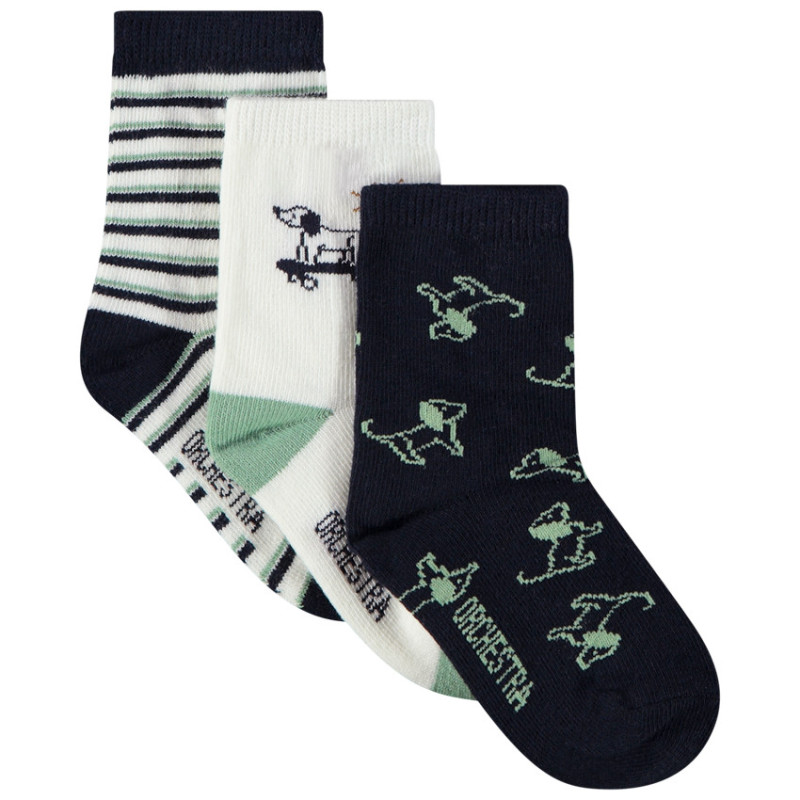 Lot de 3 paires de chaussettes Little Trip in London pour bé