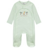 Dors-bien côtelé prints girafe/palmiers pour bébé garçon