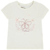 T-shirt manches courtes avec papillon cording fille