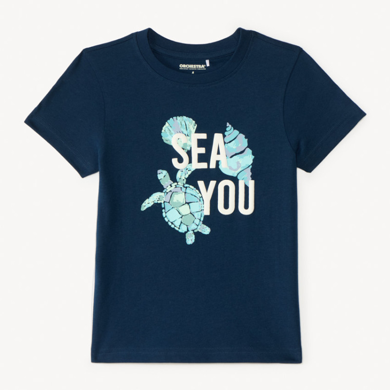 T-shirt manches courtes avec print fantaisie garçon