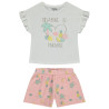 Ensemble 2 pièces t-shirt à manches courtes + short fantaisi