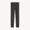 Legging côtelé uni à nœud fille
