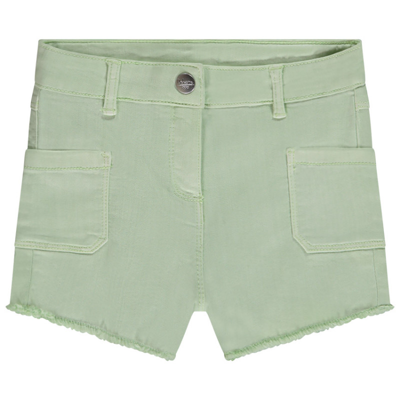 Short en jean à poches plaquées fille