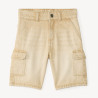 Bermuda style cargo en denim garçon