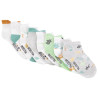 Lot de 8 paires de chaussettes courtes fantaisie garçon
