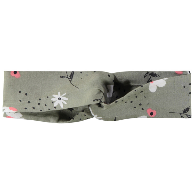 Bandeau effet croisé imprimé fleuri fille