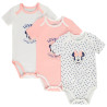 Lot de 3 bodies en jersey Minnie Disney pour bébé fille