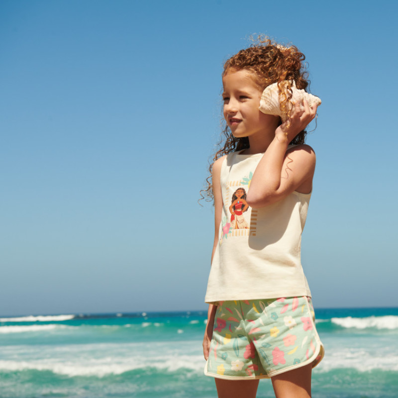 Ensemble 2 pièces débardeur + short Vaiana Disney fille