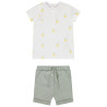 Ensemble 2 pièces avec t-shirt imprimé ananas pour bébé garç