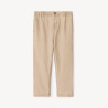 Pantalon en toile armurée unie pour bébé garçon