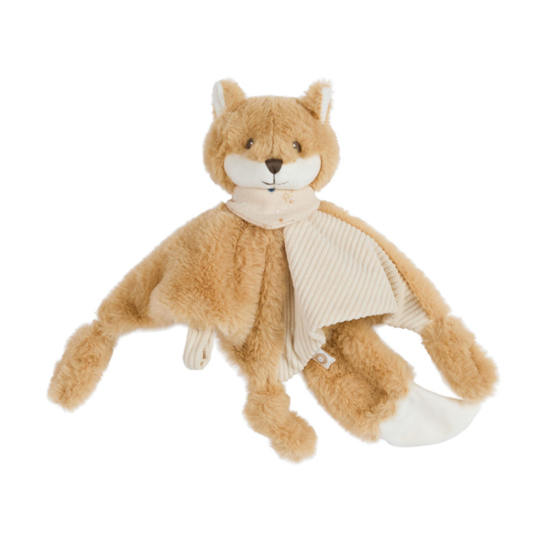 Doudou plat Léo le Renard