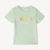 T-shirt manches courtes motifs fantaisie embossés pour bébé 