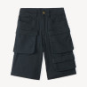 Bermuda style cargo en twill garçon
