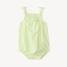 Combinaison courte en broderie anglaise fantaisie pour bébé 
