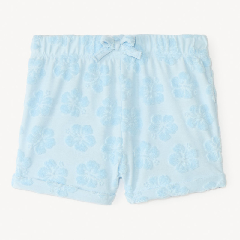 Short en maille éponge avec motifs fantaisie en relief pour 