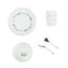 Coffret repas en silicone 5 pièces - Tiny Flowers