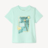 T-shirt manches courtes photoprint plage pour bébé garçon