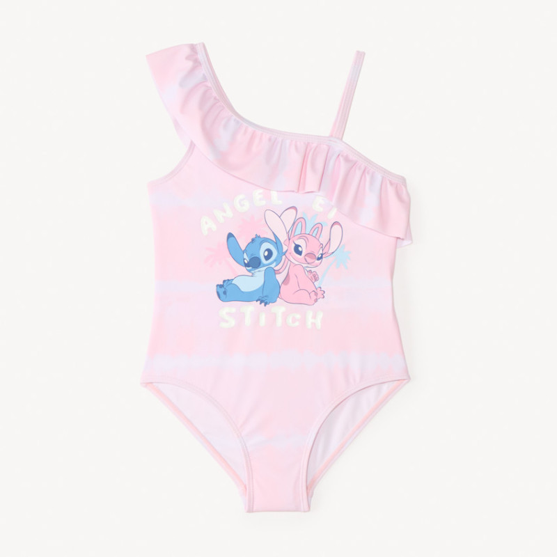 Maillot de bain 1 pièce bretelles asymétriques Stitch et Ang