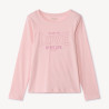 T-shirt manches longues print fantaisie fille