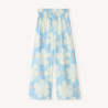Pantalon fluide et large imprimé fleuri fille