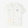 Chemise manches courtes broderie surfeur garçon