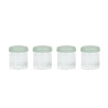 Lot de 4 pots de conservation en verre - 220 ml