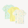 Lot de 3 t-shirts manches courtes fantaisie pour bébé garçon