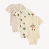 Lot de 3 bodies manches courtes Tic & Tac Disney pour bébé g