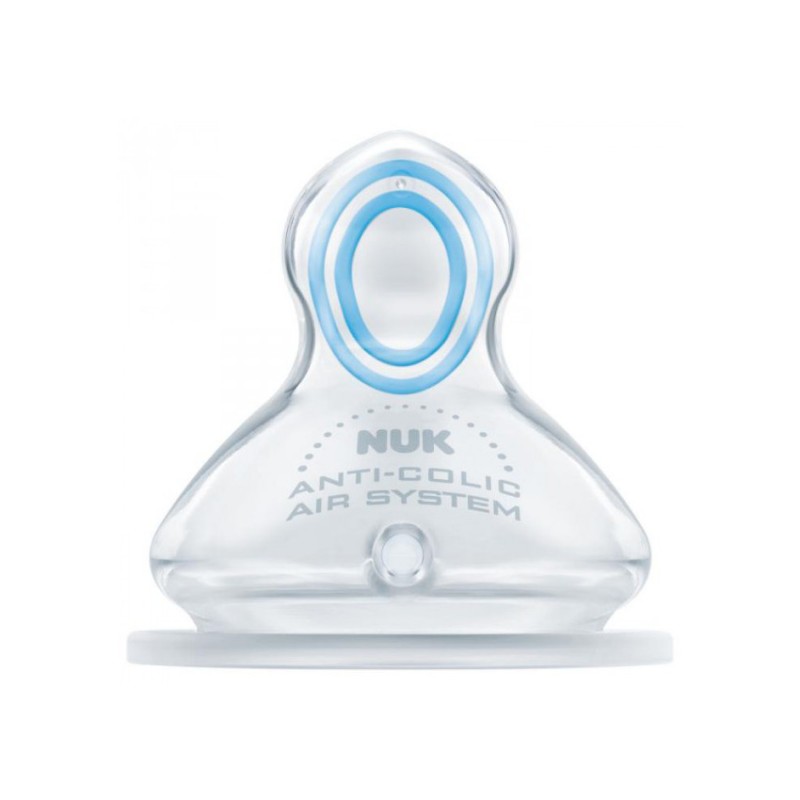 Set de 2 tétines en silicone T1 Medium - Transparent