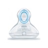 Set de 2 tétines en silicone T1 Medium - Transparent