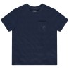 T-shirt manches courtes à poche print palmier