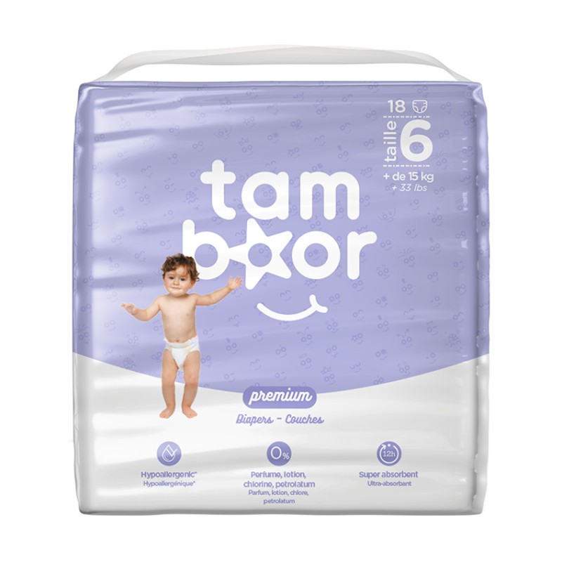 Couche Premium T6 XL (+15kg) - x18