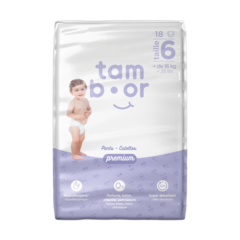 Couche culotte Premium Magical Tubes T6 XL - x18