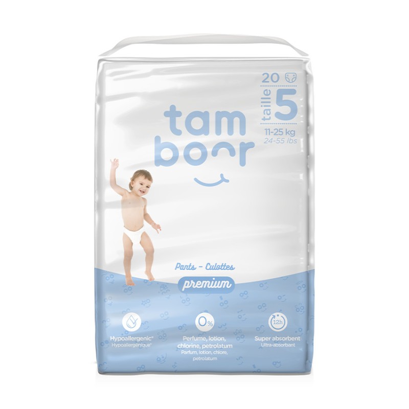Couche culotte Premium Magical Tubes T5 junior - x20