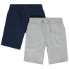 Lot de 2 bermudas unis en maille