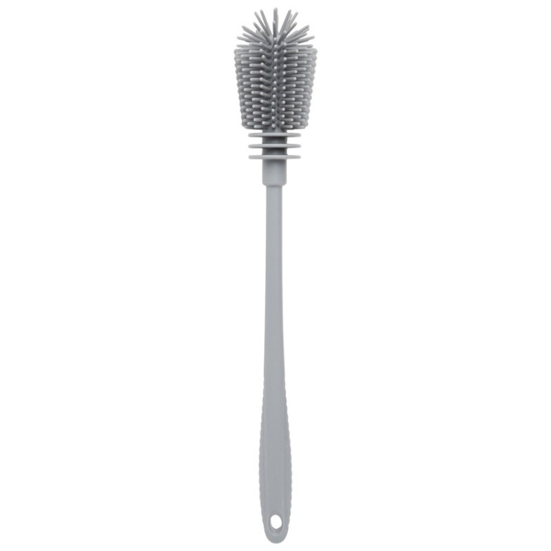 Goupillon en silicone pour biberon - Gris