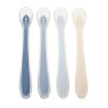 Lot de 4 cuillères en silicone Miamix bleu