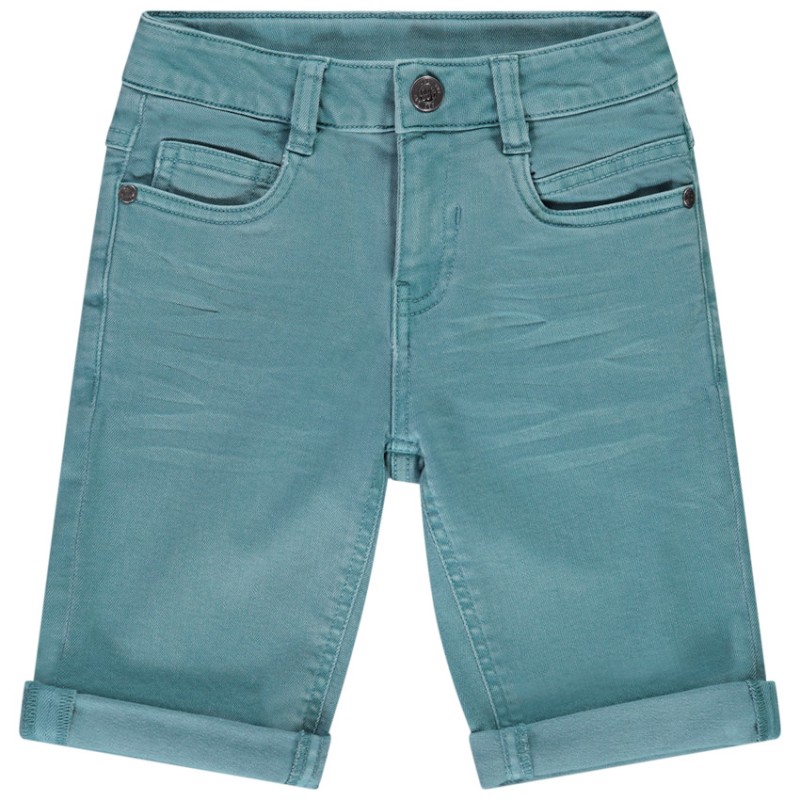 Bermuda effet jean garçon