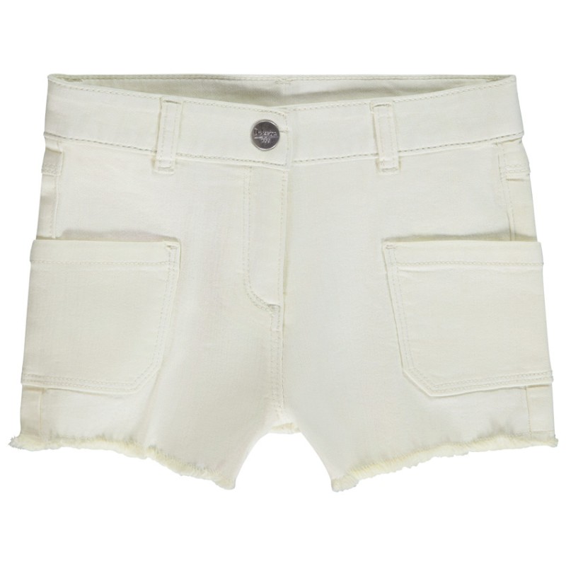 Short en jean à poches plaquées fille